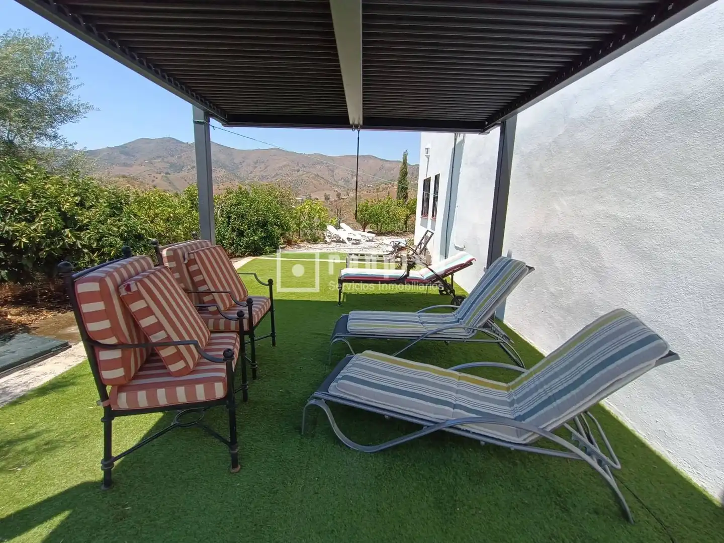 Terraza de Casa o chalet en venta en El Borge con Aire acondicionado, Calefacción y Trastero