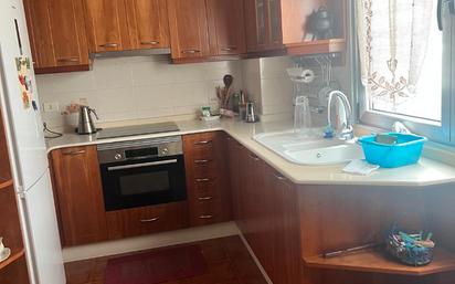 Kitchen of Flat to rent in A Coruña Capital   with Heating and Furnished