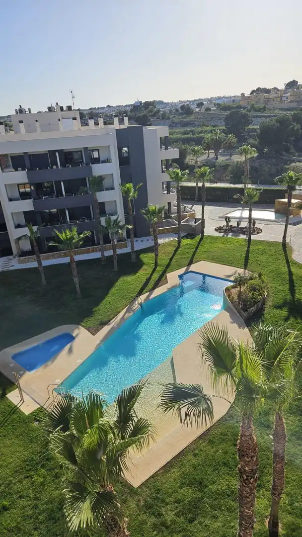 Swimming pool of Apartments for sale in Orihuela  with Air Conditioner, Private garden and Furnished