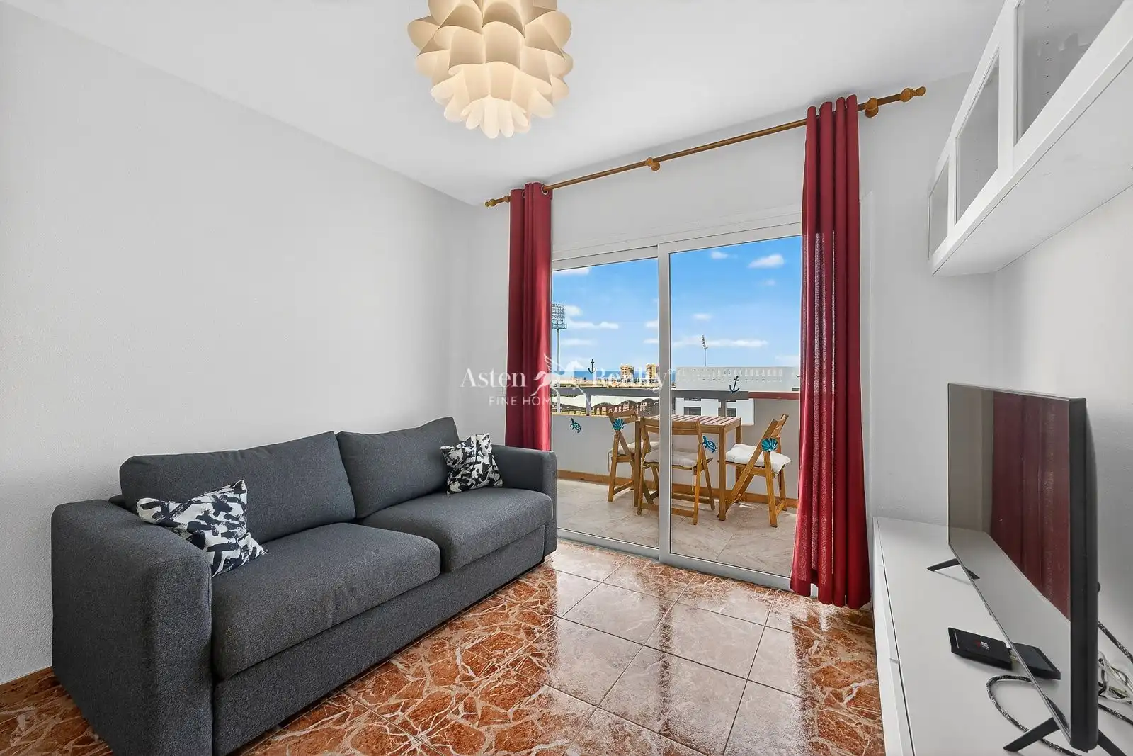 Wohnzimmer von Wohnungen zum Verkauf in Arona mit Terrasse, Schwimmbad und Möbliert