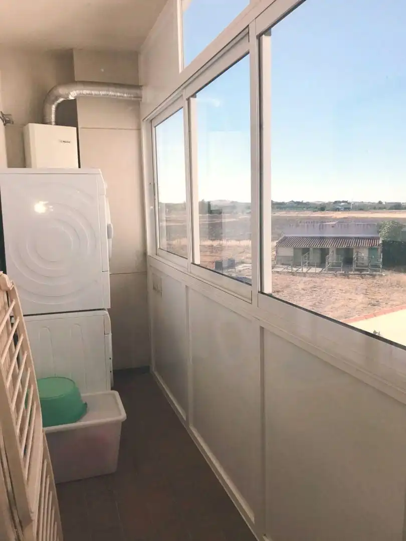 Balcony of Flat for sale in Llerena  with Terrace, Furnished and Oven