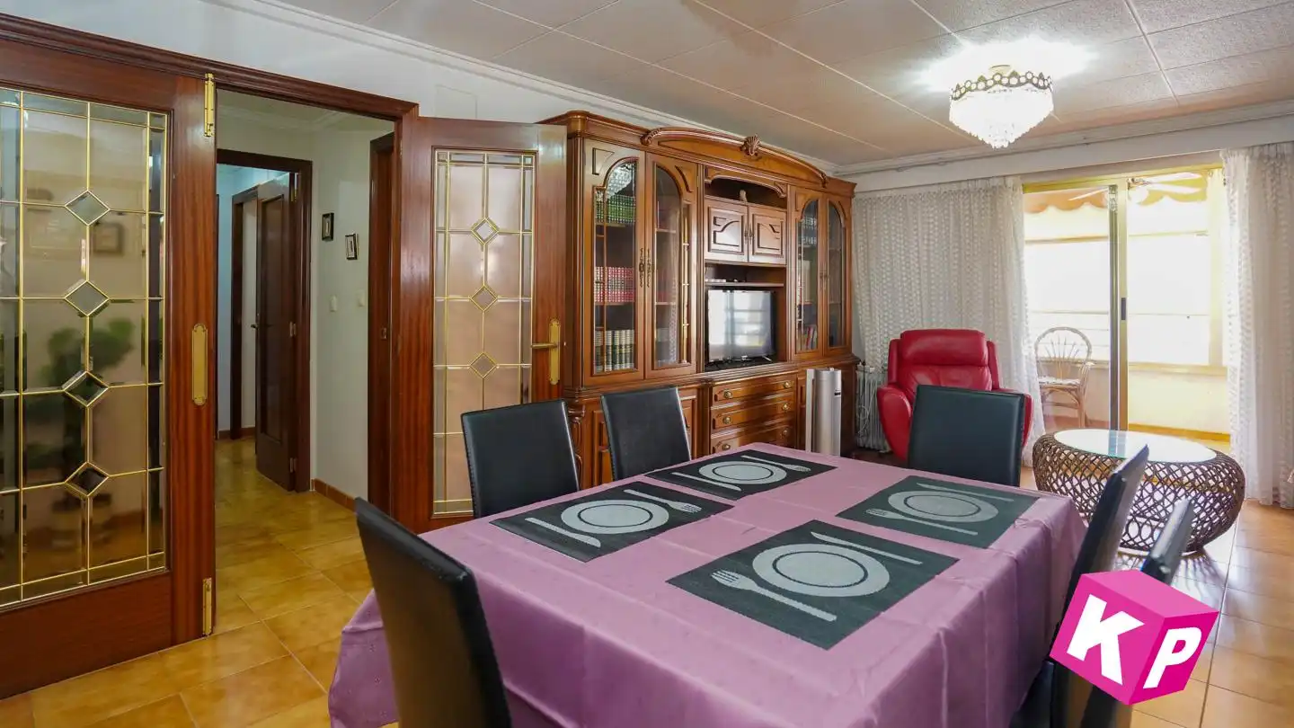 Dining room of Flat for sale in Santa Pola  with Air Conditioner, Terrace and Swimming Pool