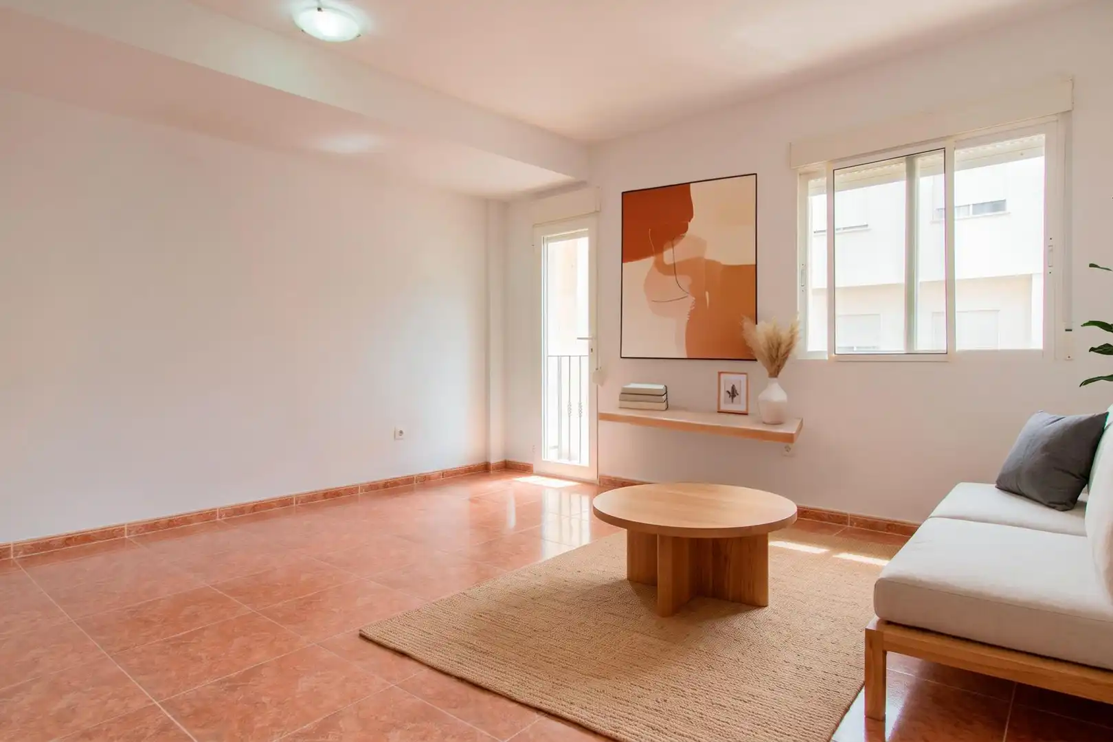 Sala d'estar de Casa adosada en venda en Massamagrell amb Aire condicionat