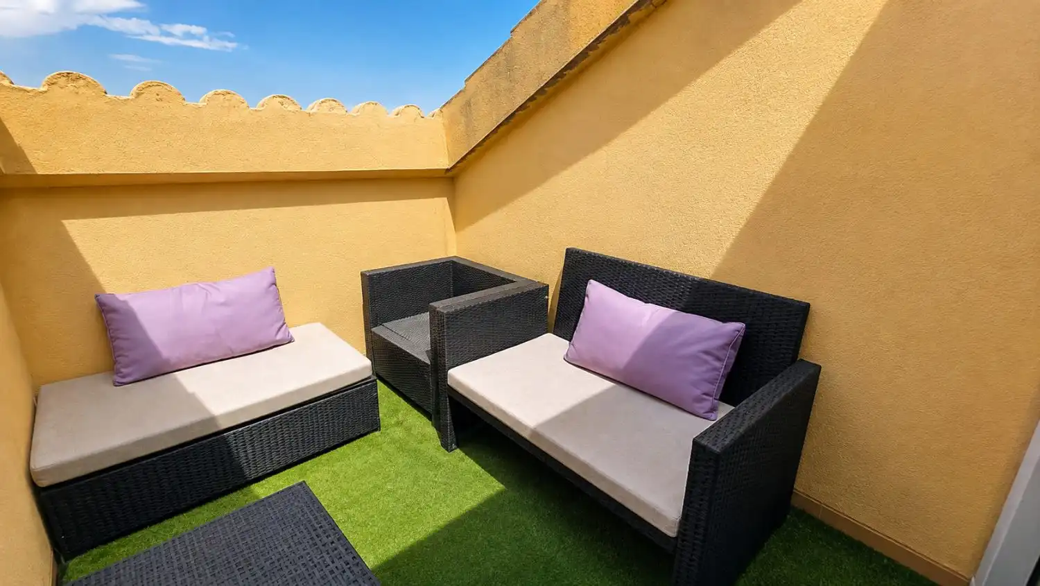 Terraza de Ático de alquiler en Oeste