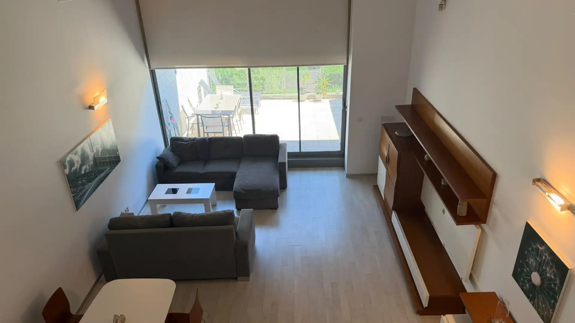 Wohnzimmer von Wohnung zur Miete in Valencia mit Klimaanlage, Heizung und Parkett