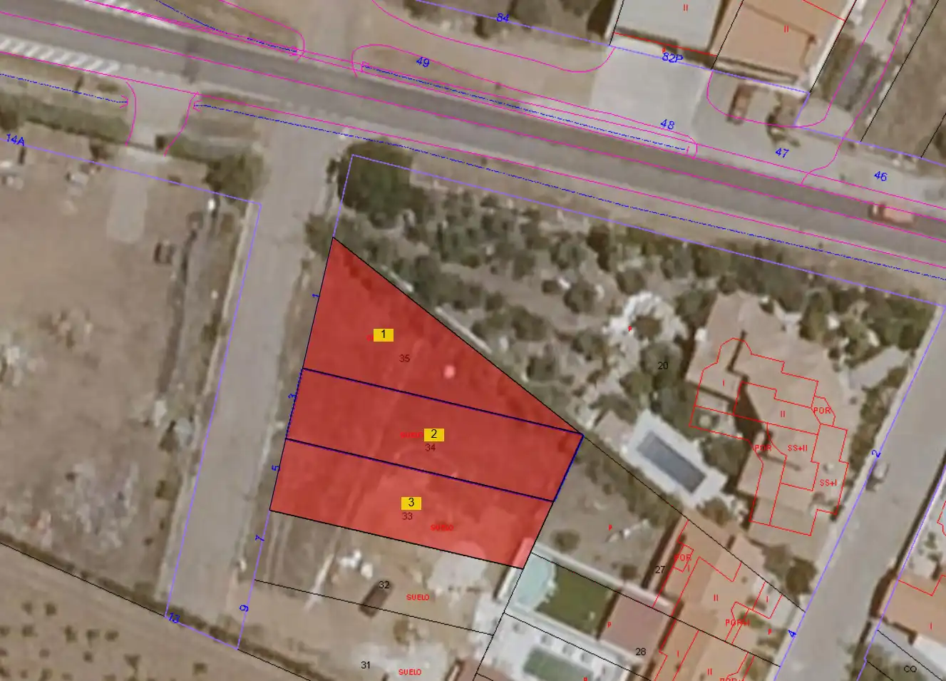 Terreny residencial en venda a Calle de Vicente Alexandre 1