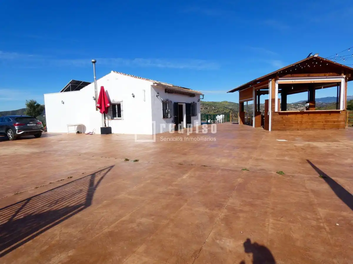 Exterior view of Houses for sale in Almogía  with Air Conditioner and Alarm