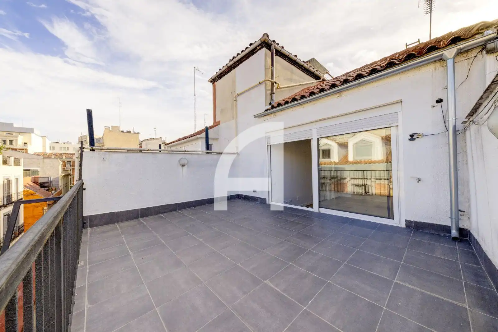 Terrasse von Dachboden zur Miete in Madrid mit Klimaanlage, Heizung und Terrasse