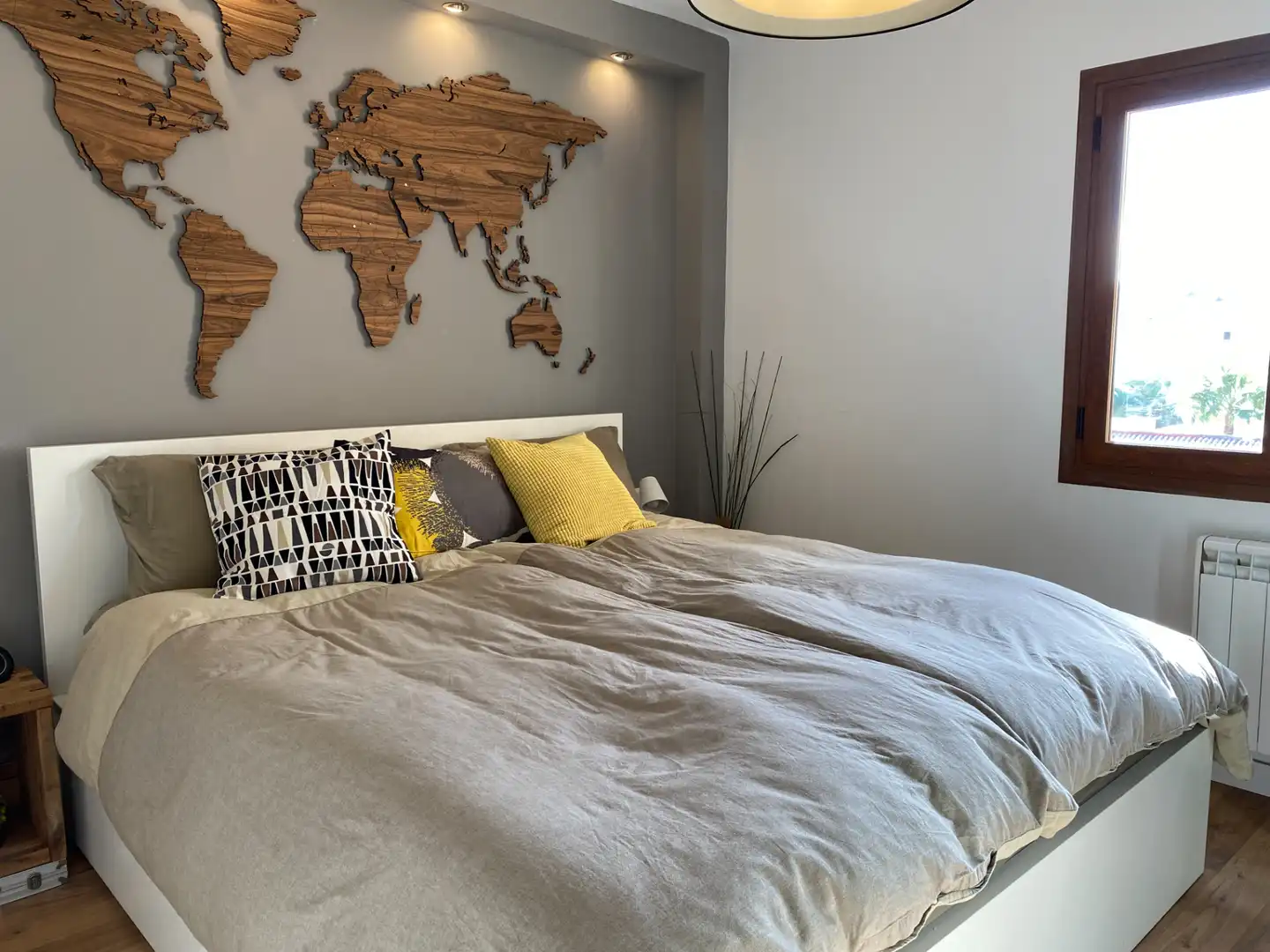 Schlafzimmer von Dachboden zum Verkauf in  Palma de Mallorca mit Klimaanlage, Heizung und Terrasse