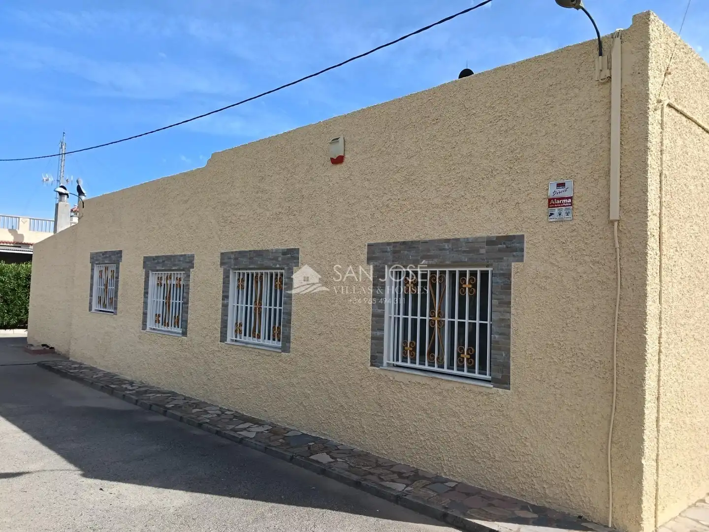 Vista exterior de Casa o chalet en venta en Aspe con Aire acondicionado, Calefacción y Jardín privado