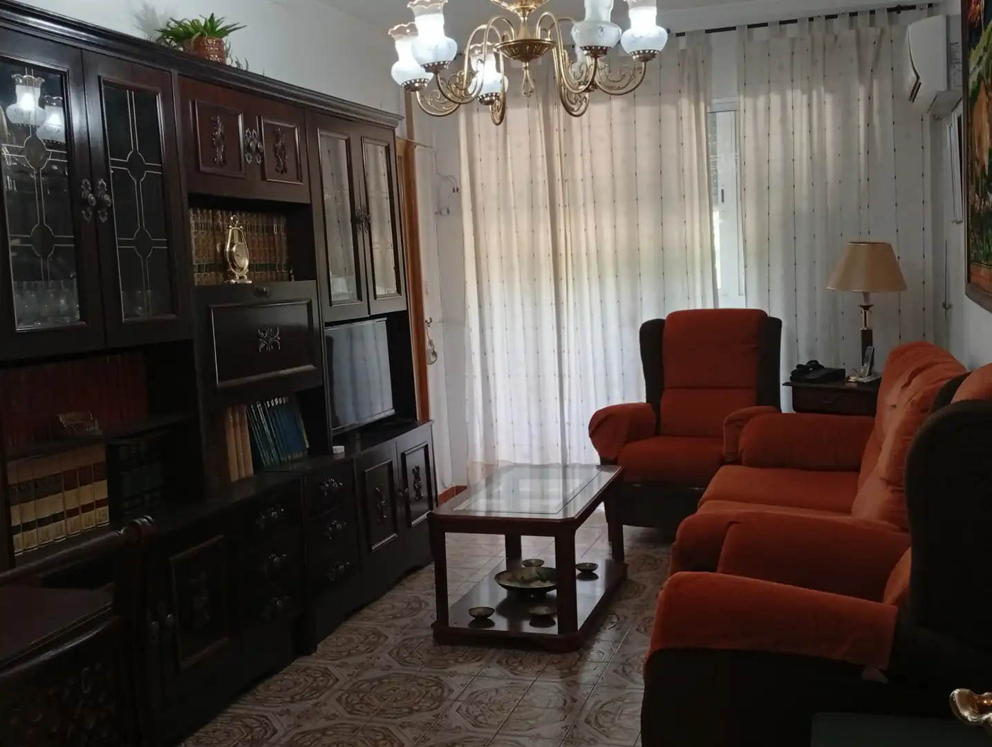Wohnzimmer von Wohnung zum Verkauf in Ciudad Real mit Klimaanlage, Terrasse und Möbliert