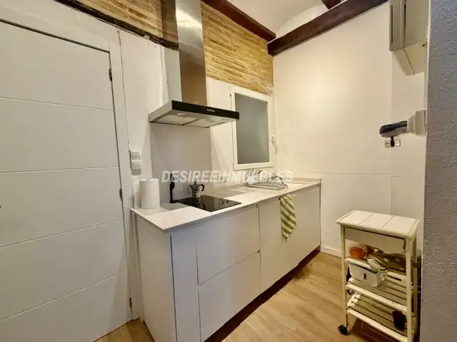 Cocina de Piso de alquiler en Valencia con Aire acondicionado, Calefacción y Parquet