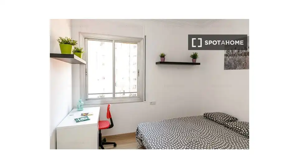 Bedroom of Flat for rent in Barcelona  with Air Conditioner, Heating and Furnished