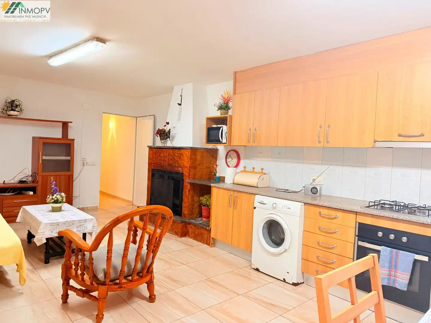Cuina de Finca rústica en venda en Alcanar amb Aire condicionat, Jardí privat i Terrassa