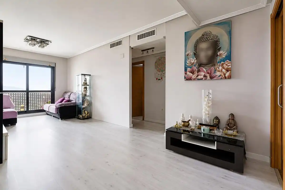 Sala d'estar de Pis en venda en Murcia amb Aire condicionat, Calefacció i Jardí privat