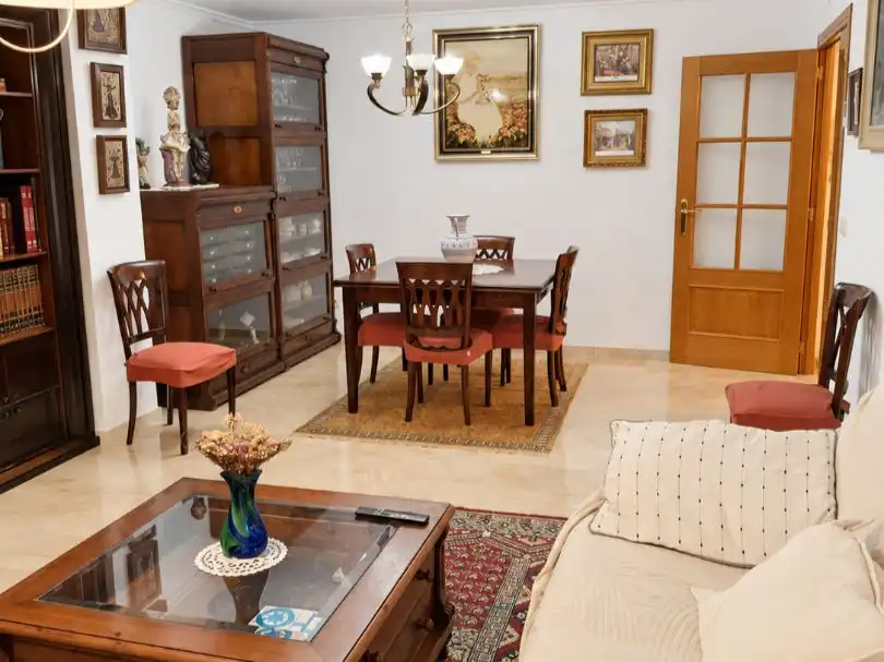 Dining room of Flat for sale in  Valencia Capital  with Air Conditioner, Terrace and Balcony