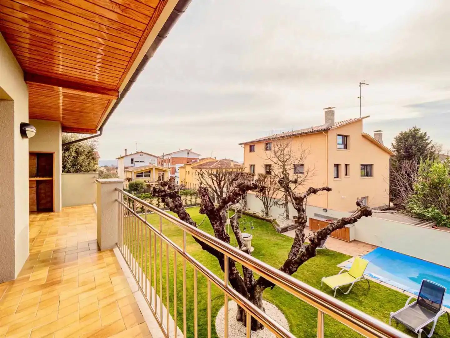 Terrassa de Pis en venda en Gurb amb Aire condicionat, Jardí privat i Traster
