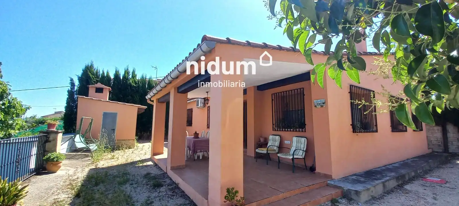 Vista exterior de Casa o xalet en venda en Xàtiva amb Aire condicionat, Traster i Piscina