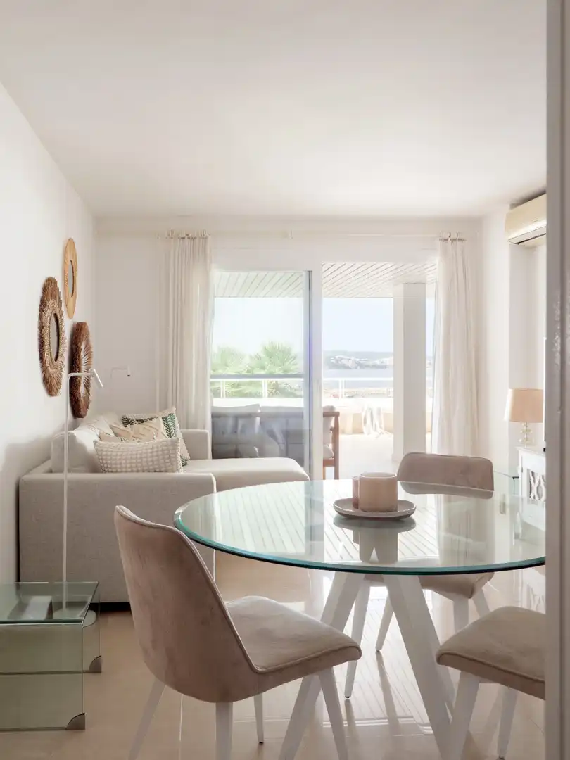 Sala de estar de Apartamento en venta en Calvià con Aire acondicionado, Terraza y Piscina