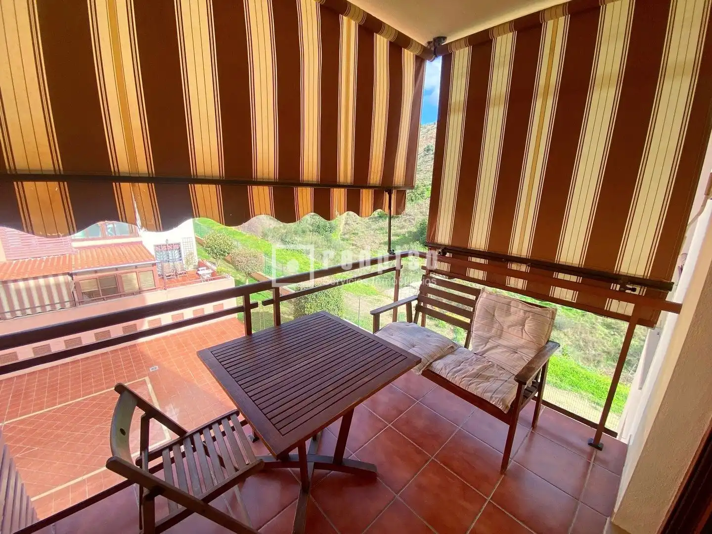 Terraza de Piso de alquiler en Málaga con Aire acondicionado, Calefacción y Jardín privado