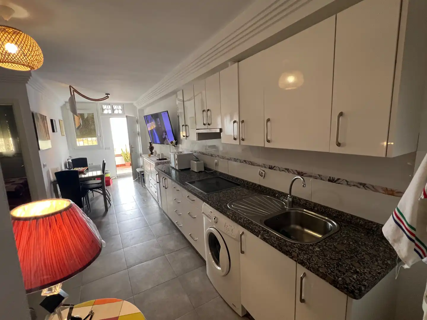 Küche von Wohnung zur Miete in Benalmádena mit Terrasse, Möbliert und Ofen