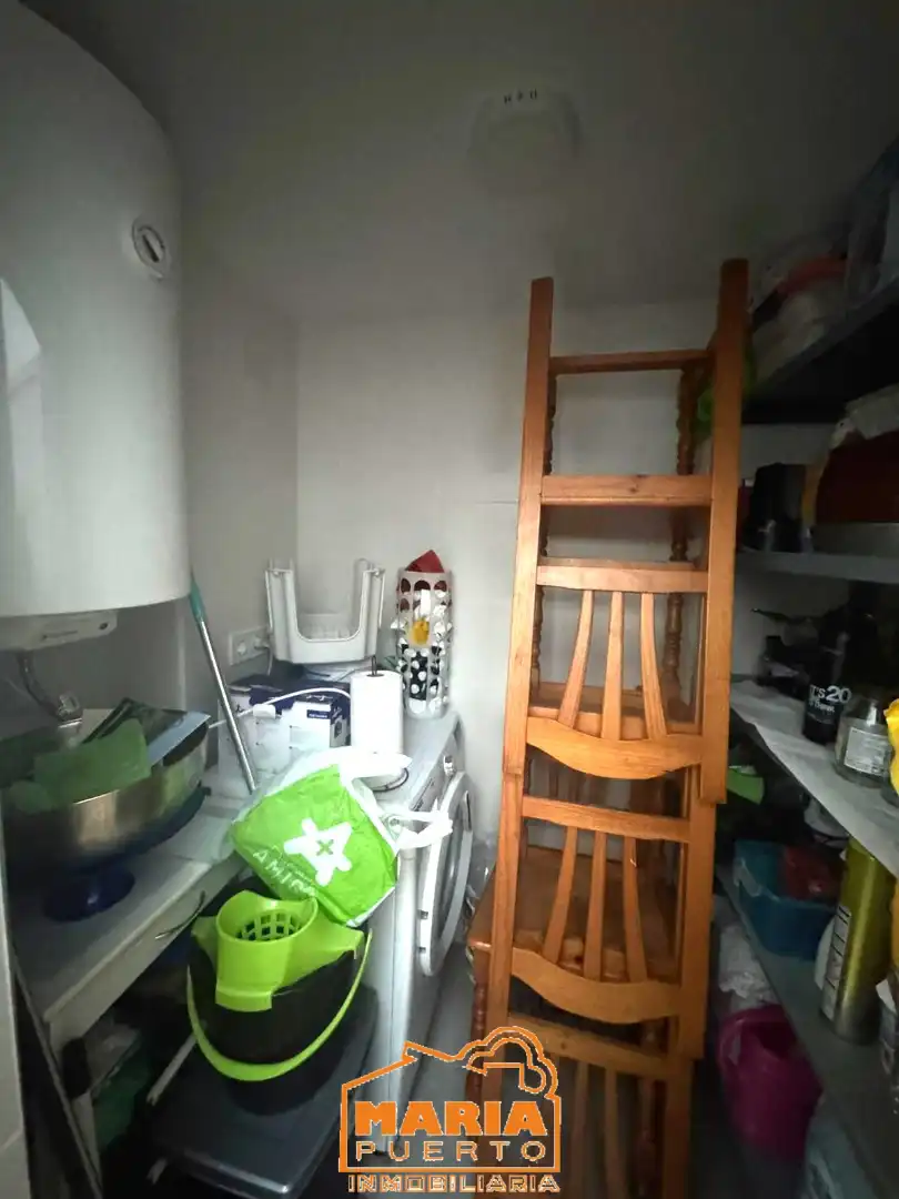 Kitchen of Flat for sale in Málaga  with Storage room and Furnished