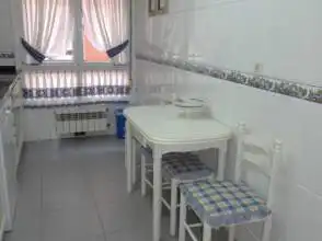 Dining room of Flat for rent in Gijón   with Heating, Parquet flooring and Terrace