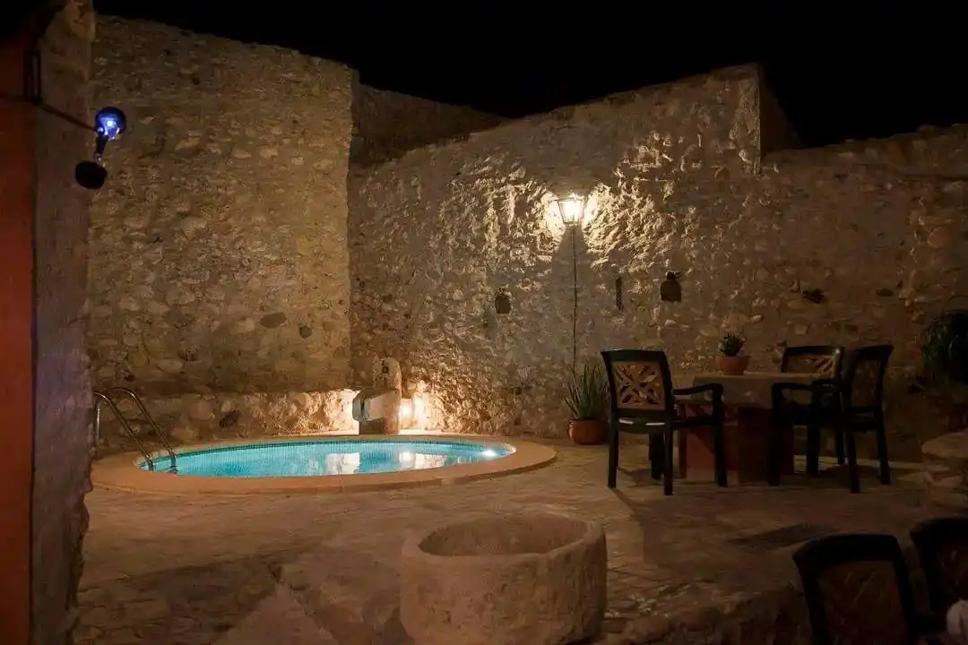 Terrassa de Casa o xalet en venda en Blanca amb Terrassa, Piscina i Moblat