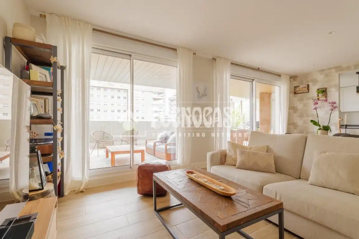 Sala de estar de Piso en venta en Tres Cantos con Aire acondicionado, Trastero y Balcón