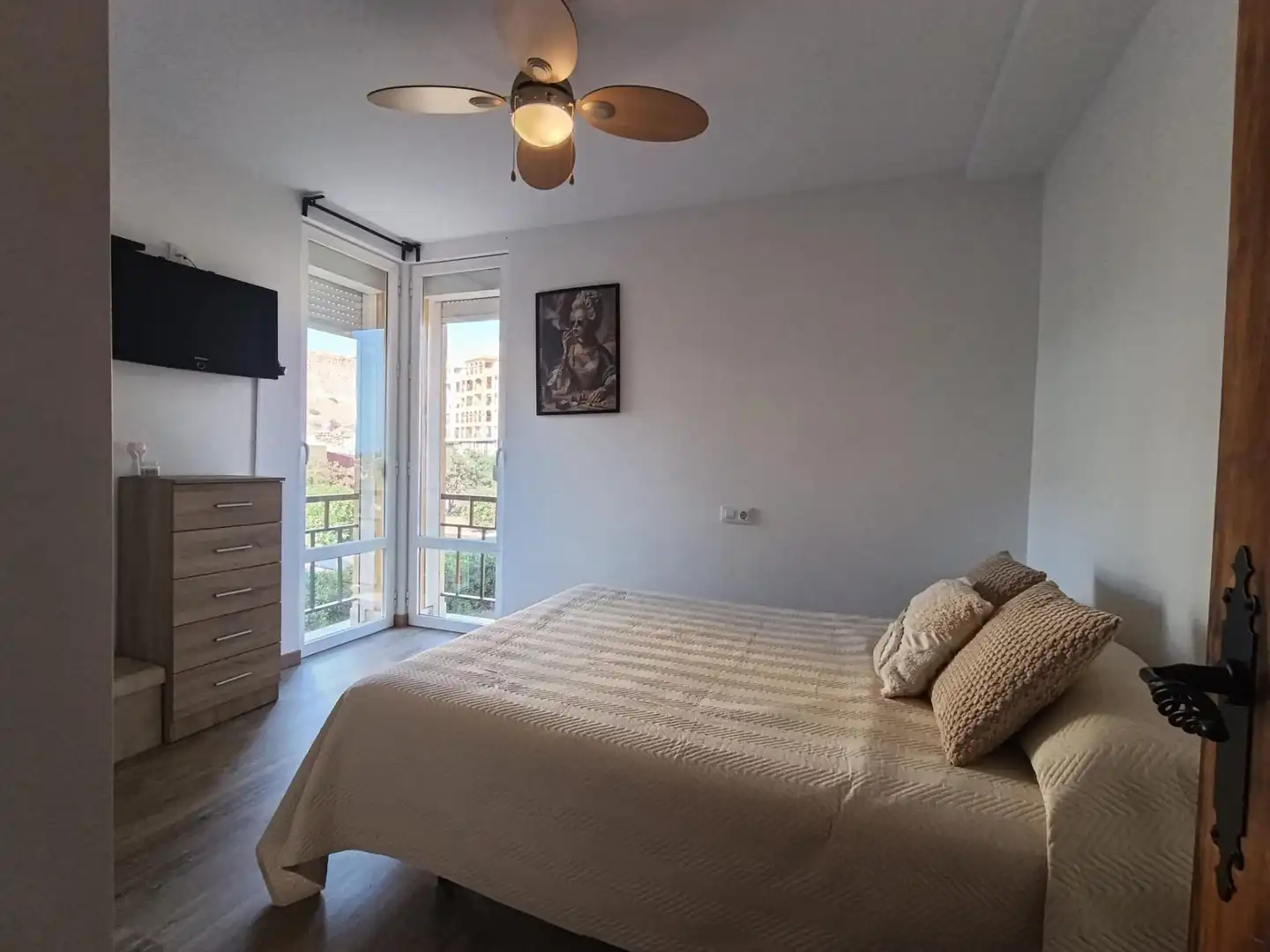 Bedroom of Flat for rent in El Ejido  with Private garden, Furnished and Community pool
