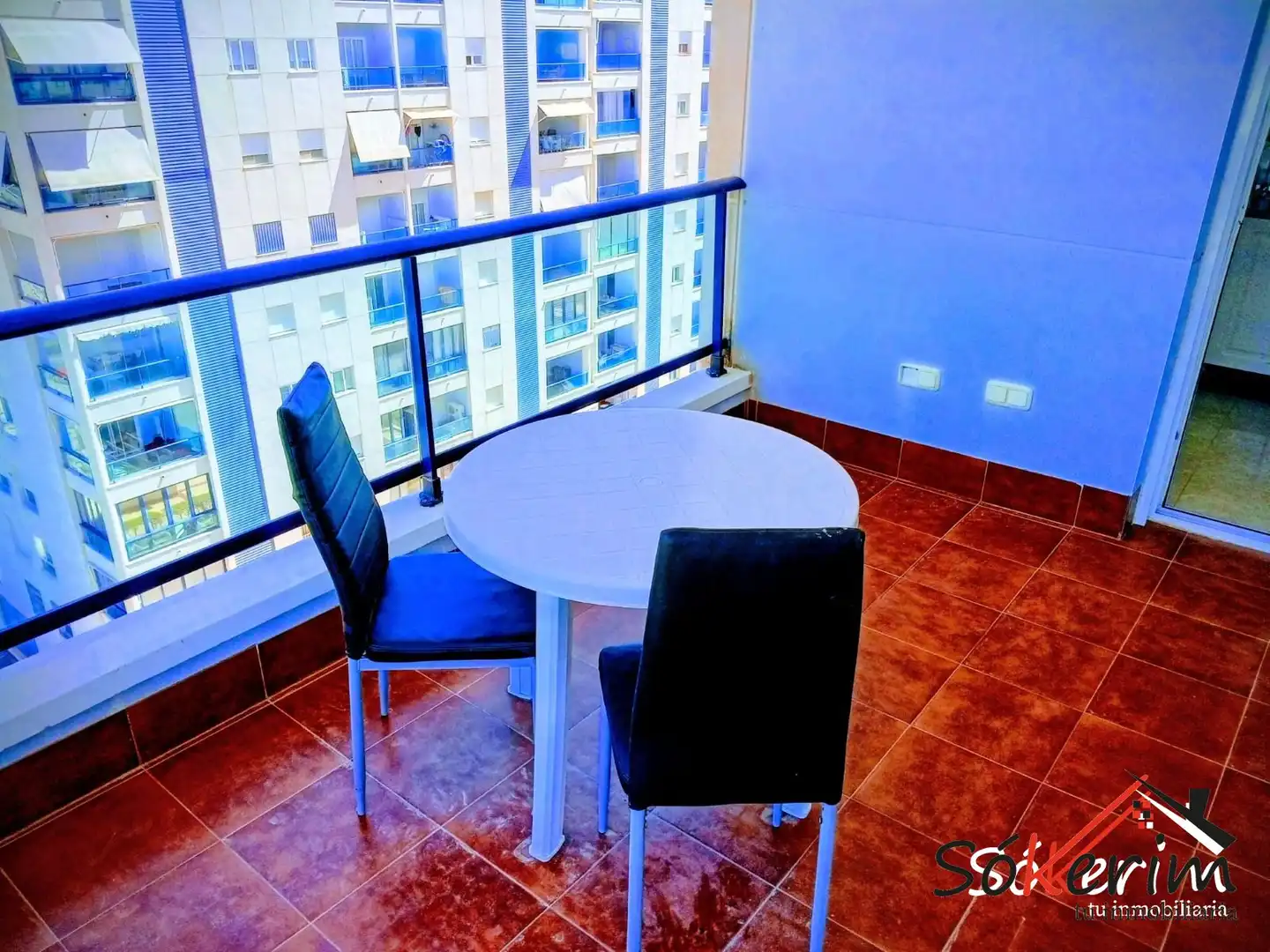 Terraza de Piso en venta en Villajoyosa / La Vila Joiosa con Aire acondicionado, Calefacción y Jardín privado