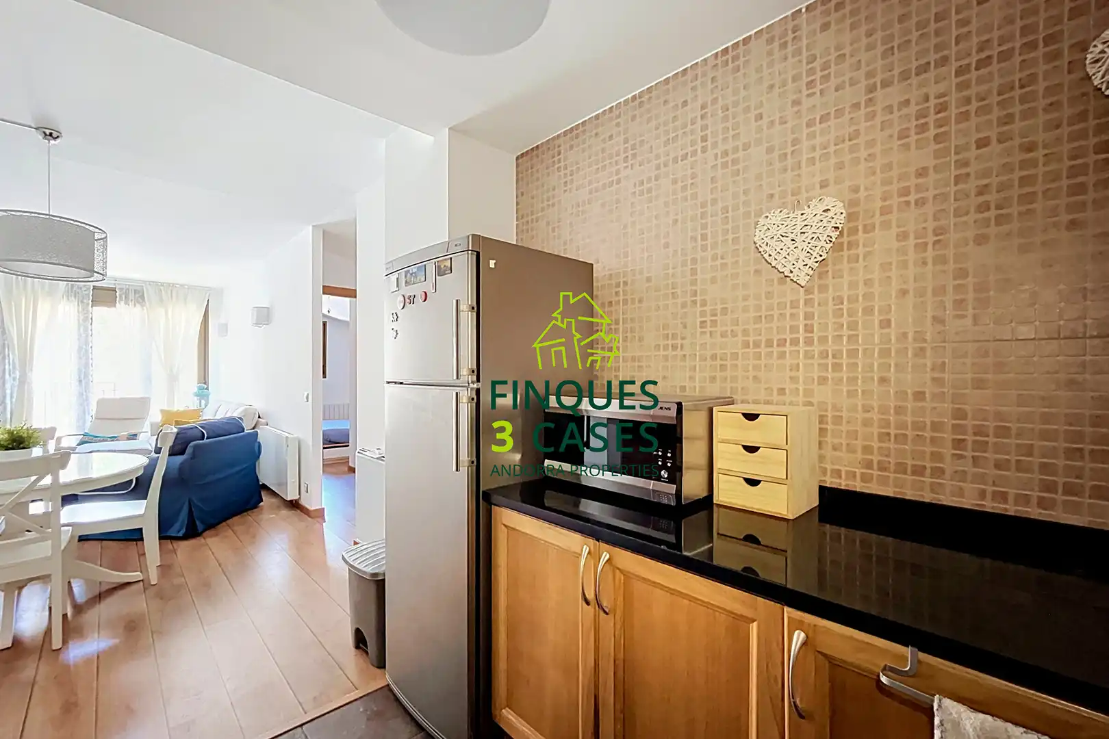 Cocina de Apartamento de alquiler en Canillo con Parquet, Amueblado y Horno