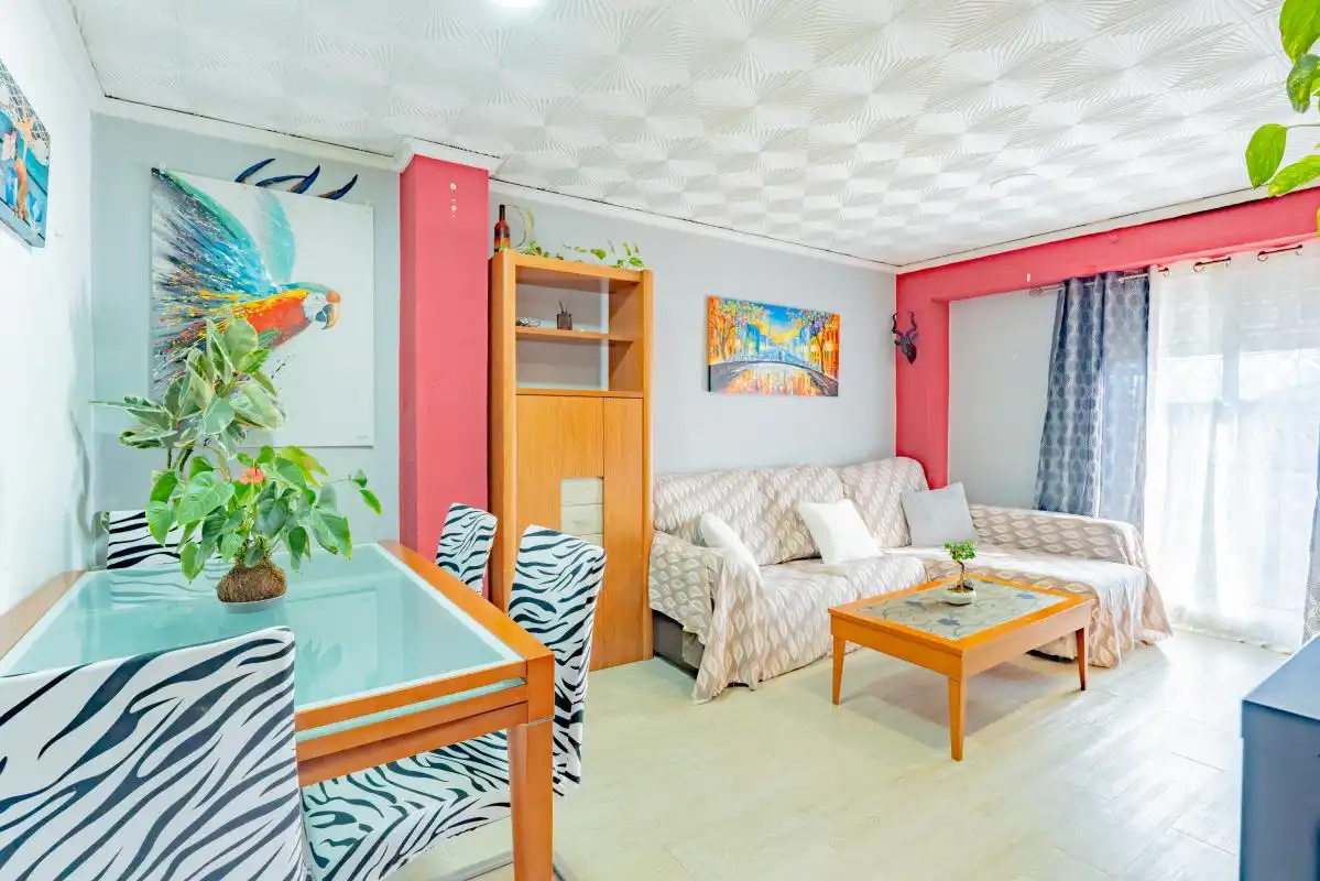 Living room of Flat for sale in El Puig de Santa Maria  with Air Conditioner, Heating and Terrace