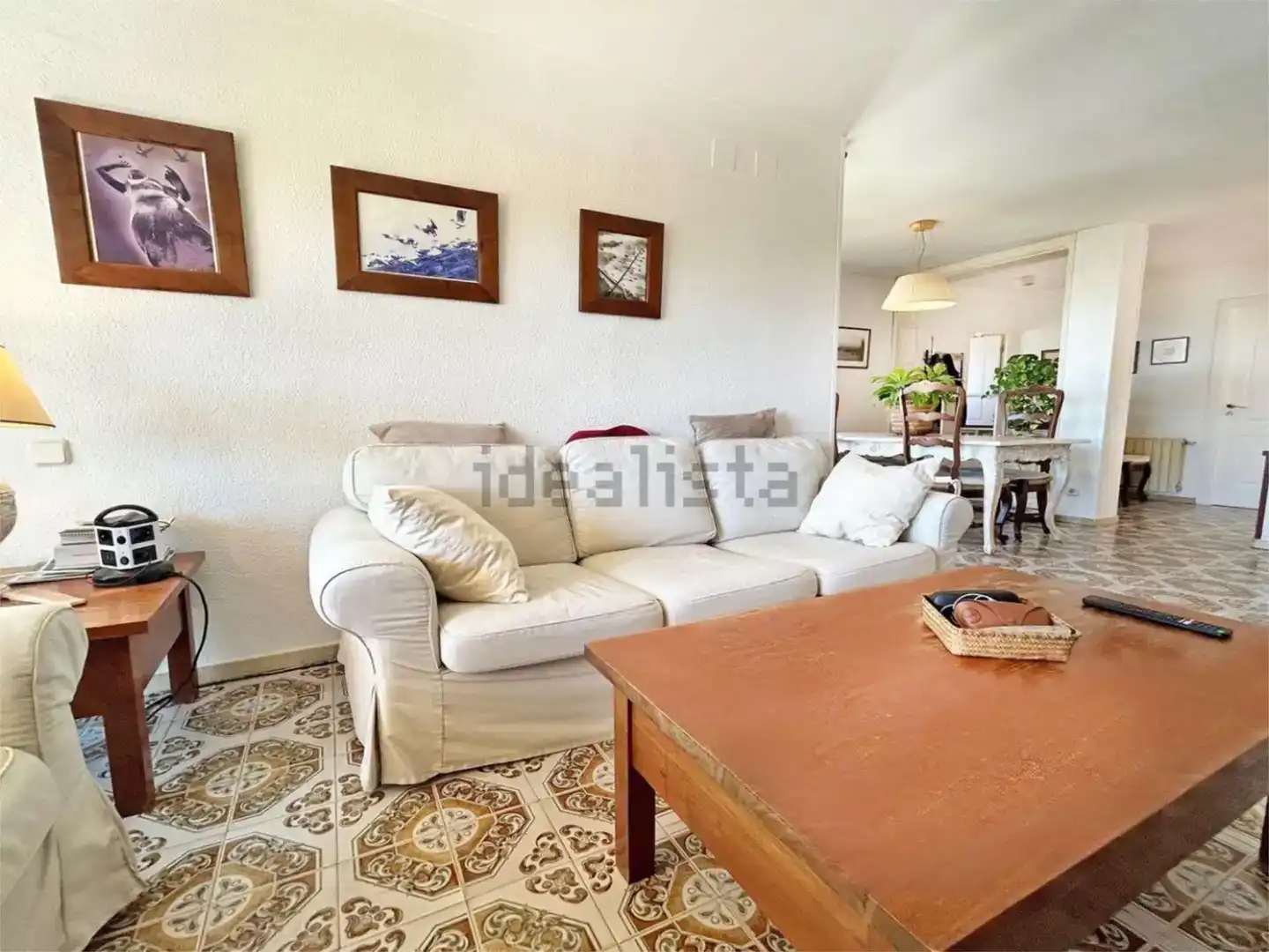 Sala d'estar de Pis en venda en Lloret de Mar amb Jardí privat i Piscina