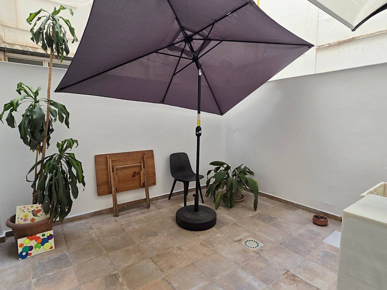 Terrace of Flat to rent in  Valencia Capital  with Terrace and Furnished