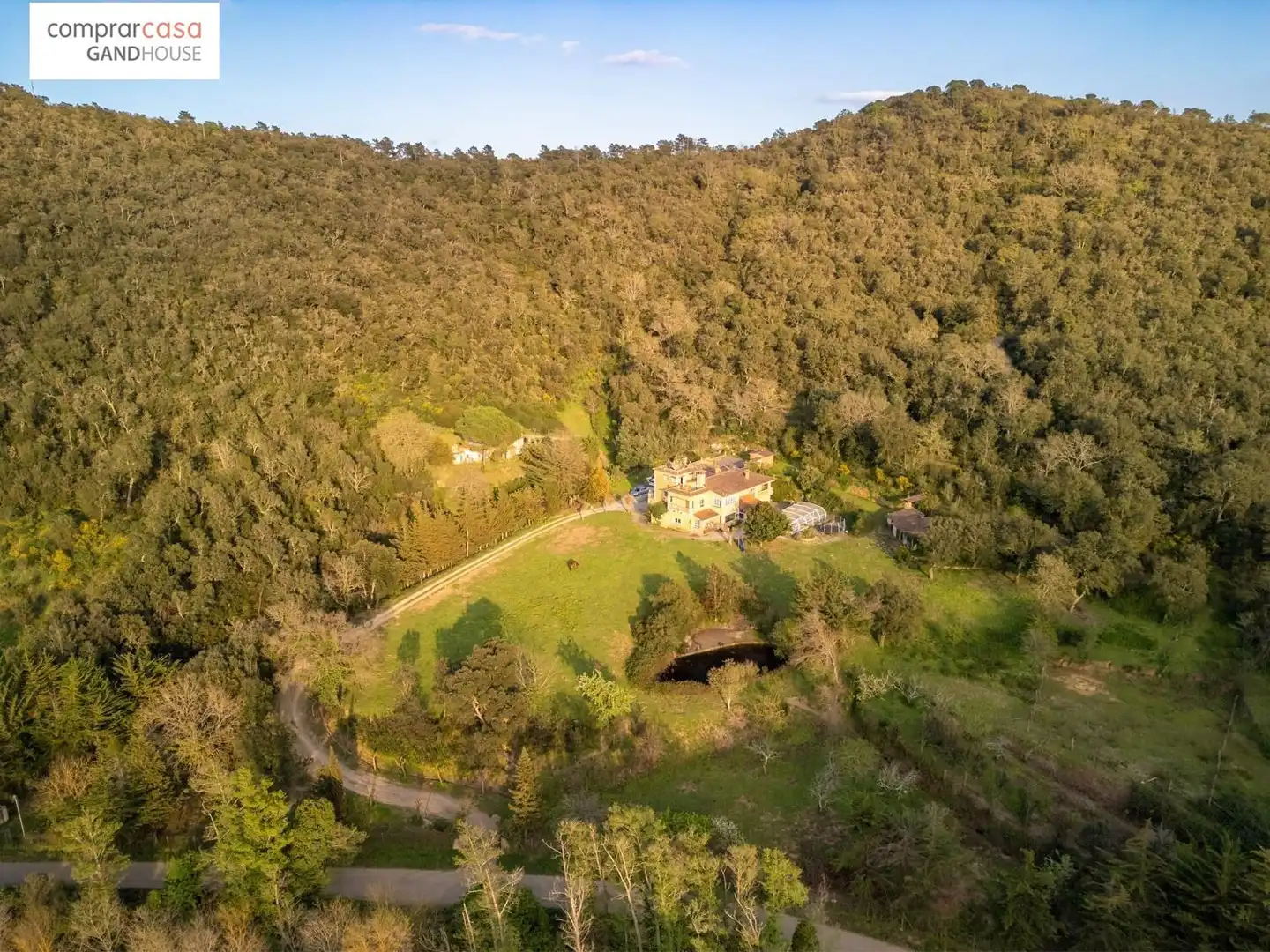 Vista exterior de Finca rústica en venta en Caldes de Malavella con Aire acondicionado, Calefacción y Jardín privado