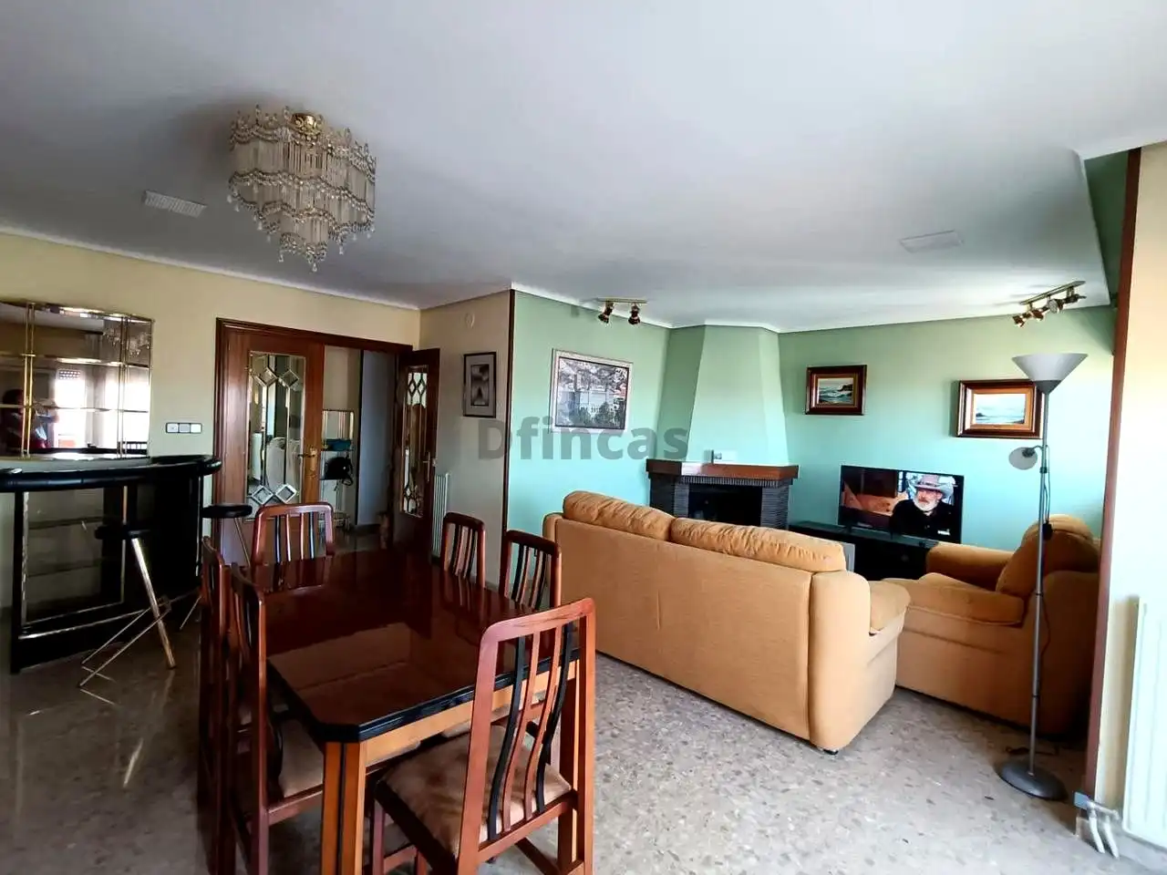 Wohnzimmer von Wohnung zur Miete in Teruel mit Heizung, Terrasse und Möbliert