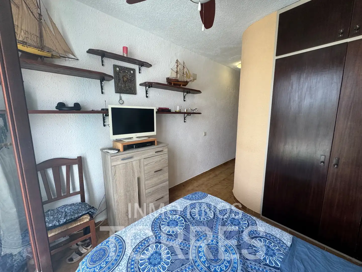 Dormitori de Casa adosada en venda en Peñíscola / Peníscola amb Terrassa i Balcó