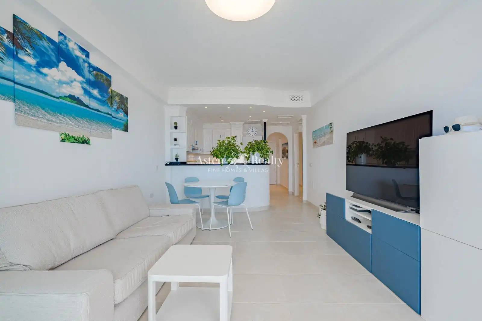 Sala de estar de Apartamento en venta en Adeje con Aire acondicionado, Terraza y Piscina