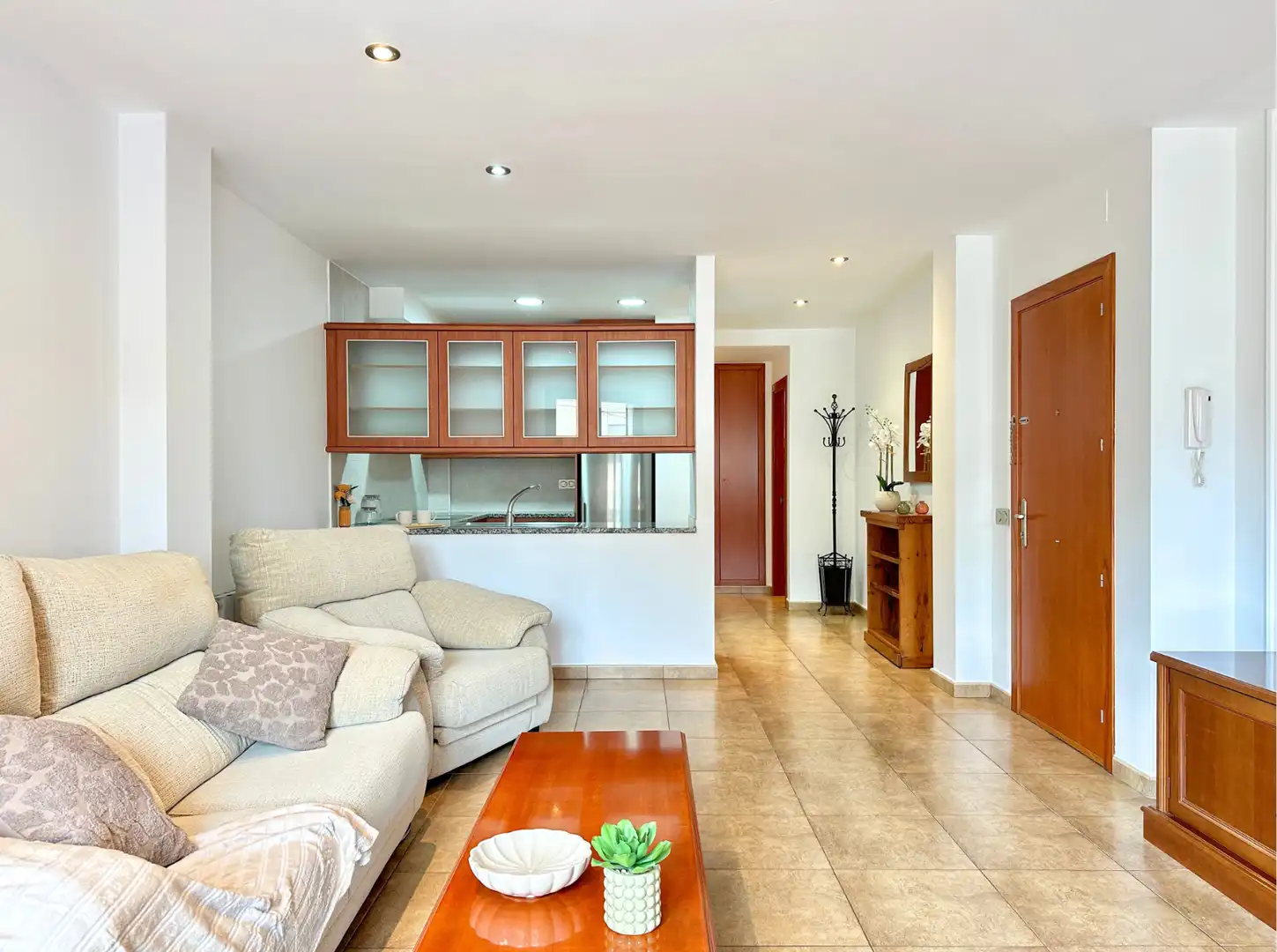 Living room of Flat for sale in Roda de Ter  with Heating, Oven and Balcony