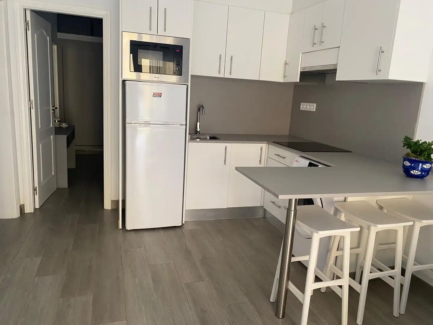 Cocina de Apartamento de alquiler en San Bartolomé de Tirajana con Jardín privado, Terraza y Trastero