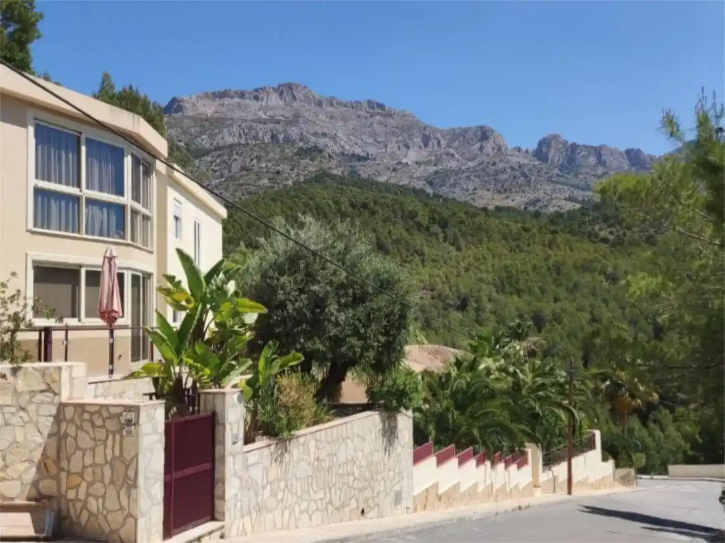 Außenansicht von Dachboden zur Miete in Callosa d'en Sarrià mit Klimaanlage, Privatgarten und Möbliert
