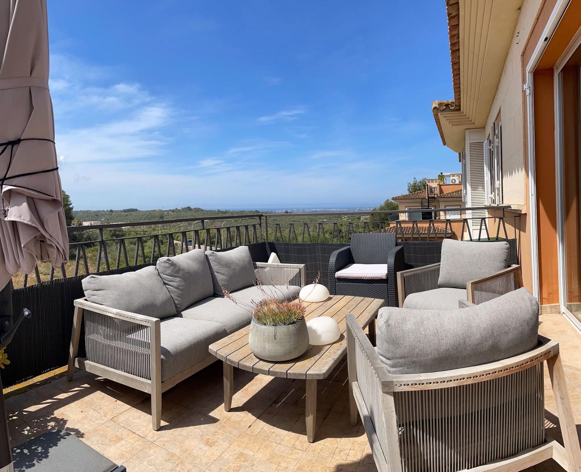 Terrace of Attic for sale in  Palma de Mallorca  with Air Conditioner, Heating and Private garden