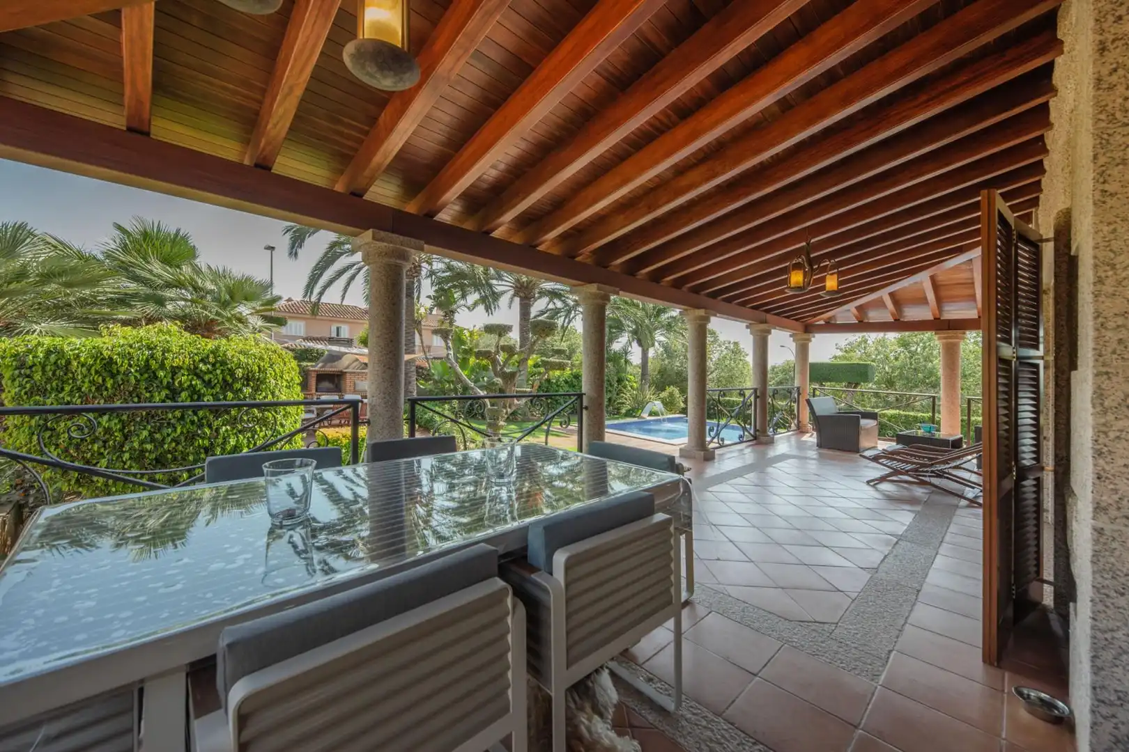 Terrassa de Casa o xalet de lloguer en Marratxí amb Aire condicionat, Jardí privat i Parquet