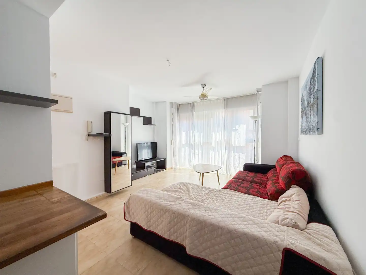 Sala de estar de Apartamento en venta en Águilas con Aire acondicionado, Terraza y Trastero