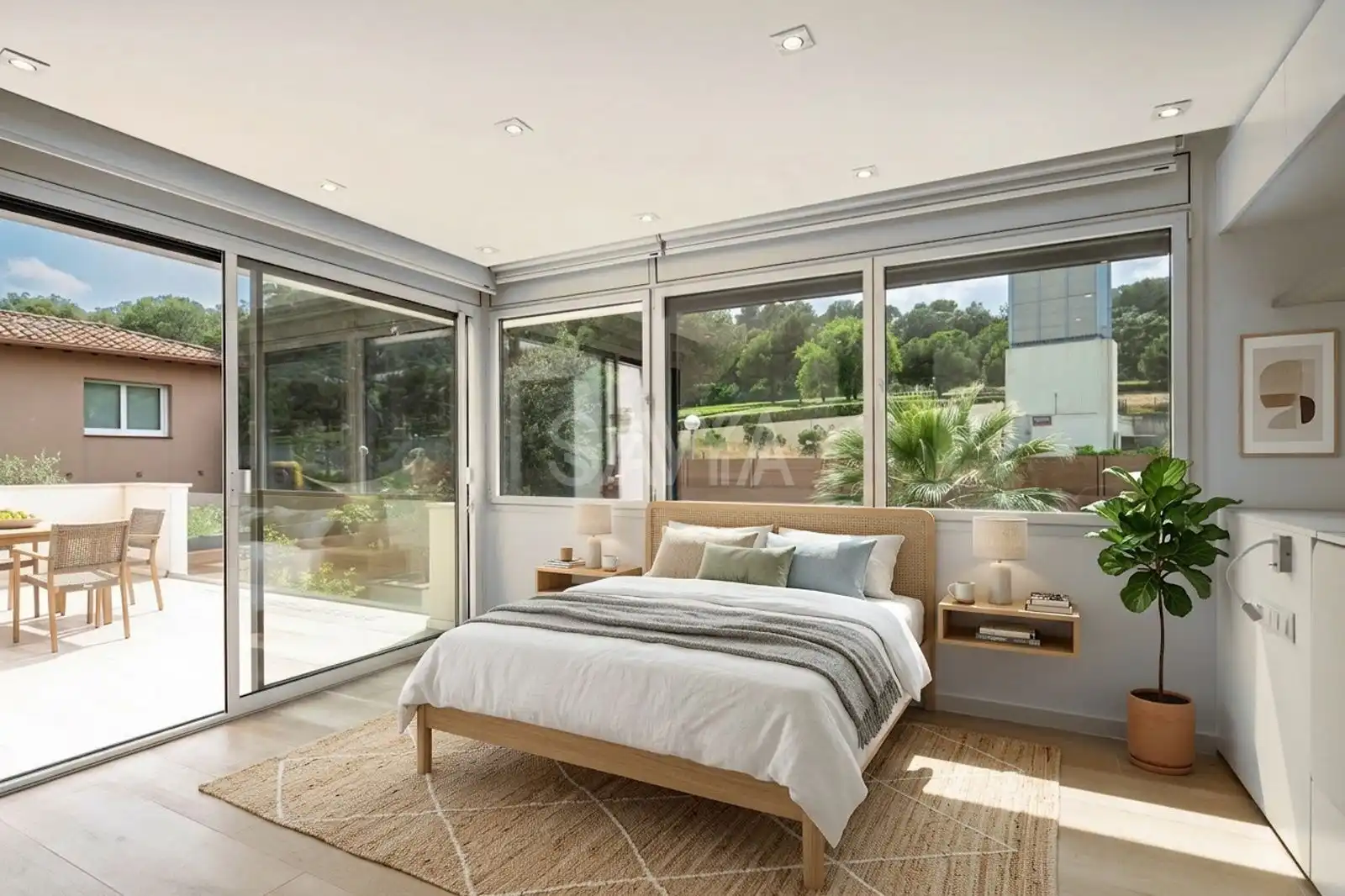 Habitación de Casa o chalet en venta en Barcelona con Aire acondicionado, Calefacción y Jardín privado