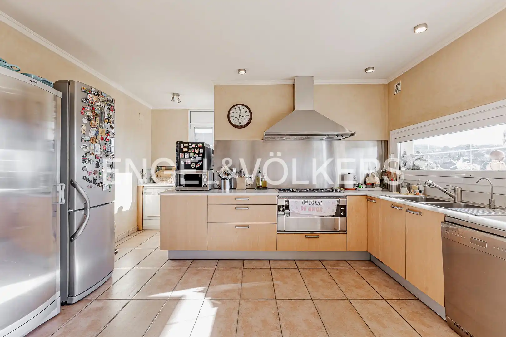 Kitchen of Houses for sale in Sant Cugat del Vallès  with Heating, Private garden and Storage room