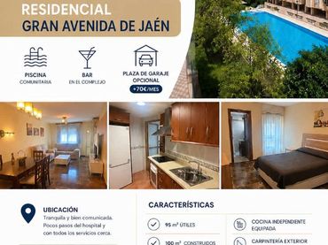 Appartamento con piscina in affitto a Avd Madrid 39