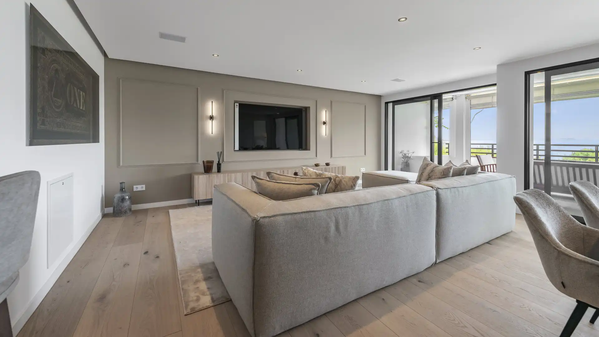 Sala de estar de Ático en venta en Calvià con Aire acondicionado, Calefacción y Parquet