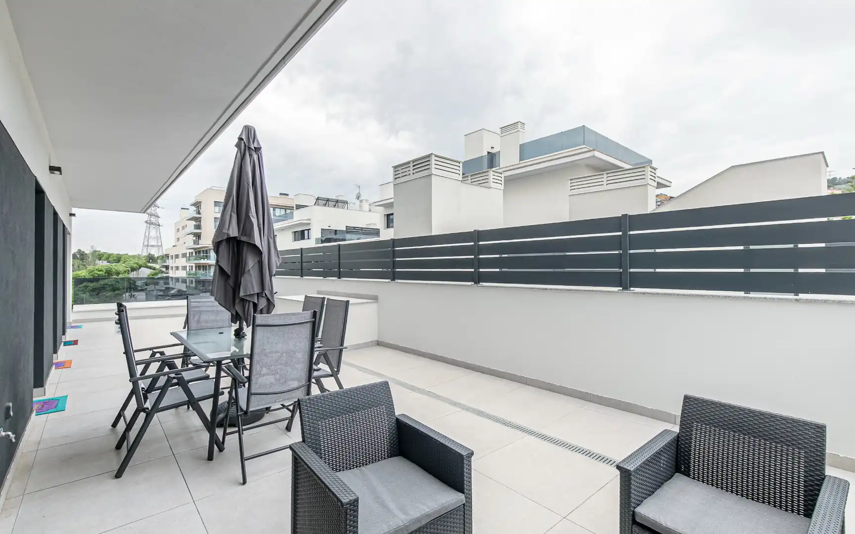 Terraza de Piso de alquiler en Sant Boi de Llobregat con Aire acondicionado, Calefacción y Jardín privado